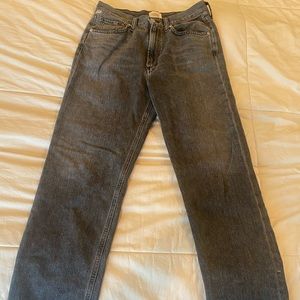 Citizens of Humanity High Waist Daphne Raw Hem Crop Jeans - Stovepipe